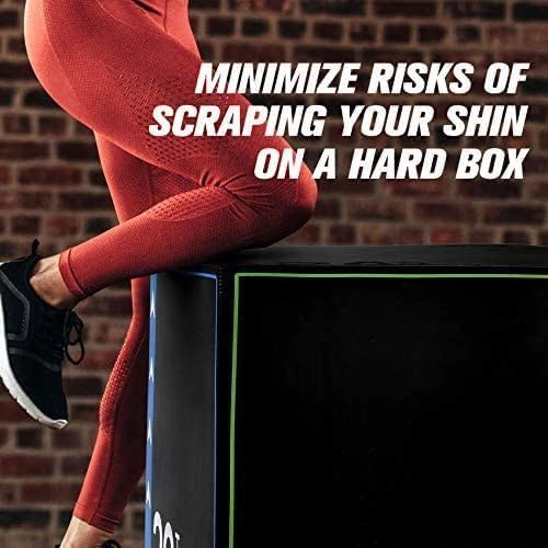 Major Factory Plyo Jumping Exercise Box, 3-in-1 Foam Plyometric Jump Box for Non-Slip & Easy-to-Clean PVC Leather Cover For HIIT, MMA, Crossfit, Exercise, Fitness Training