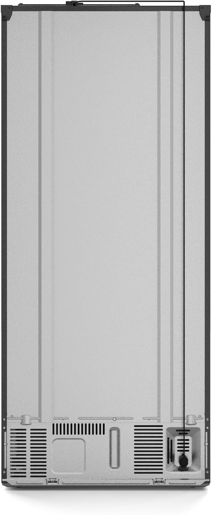 Thor Kitchen Gordon Ramsay 30 Inch 17.7 cu ft French Door Counter Depth Refrigerator with Ice Maker in Black/Navy Blue