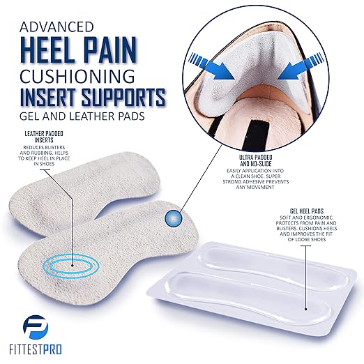 Plantar Fasciitis Foot Pain Relief 14-Piece Kit – Premium Planter Fasciitis Support, Gel Heel Spur & Therapy Wraps, Compression Socks, Foot Sleeves, Arch Supports, Heel Cushion Inserts & Heel Grips