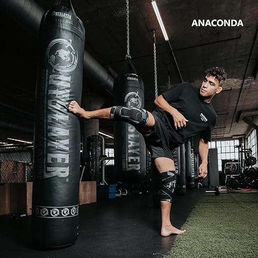 Anaconda Fightwear Stabilizer Knee Brace (Small) - Compression Support Sleeve with Spring Stabilizers for Shock Absorption & Joint Health - Fits Left or Right Leg - Ideal for Athletes - 2 Pack
