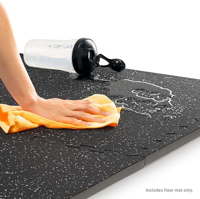 Marcy EVA Foam Interlocking Flooring Mat High Density Non-Slip Tiles for Fitness Equipment, Workout Cushion and Floor Protection
