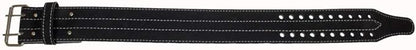 Grizzly Fitness Double Prong Pro Power Lifting Weight Belt | Used by Pros | Durable Thick 13mm Leather w/Double Stitching & Double Prong Buckle | 4" Wide and Adjustable for Comfort