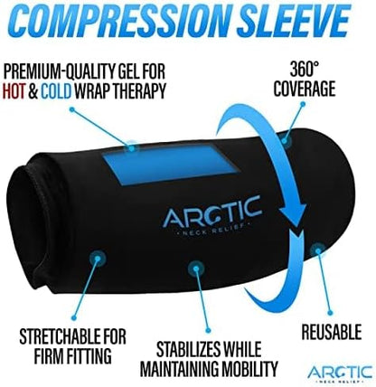 2 Pack - Premium Cold Therapy Compression Ice Sleeve, Knee Ice Pack Wrap for Injuries, Elbow, Quad & Hamstring Relief, Flexible & Reusable Cold Wrap Recovery for Meniscus, ACL, MCL, Ice & Heat Therapy