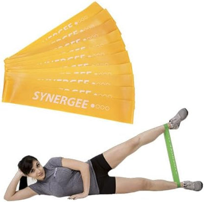 Synergee Exercise Fitness Resistance Band Mini Loop Bands that Perform Better When Working Out at Home or The Gym