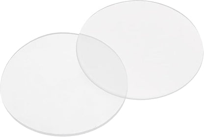 PATIKIL Glass Table Top Anti Slip Pads, 10Pcs 25mm Dia x 1mm Thick Clear Glasses Tables Silicone Bumper Pad for Photo Frame Furniture Kitchen Cabinets DIY Home Craft, White