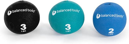 Balanced Body Weighted Pilates Ball for Home Exercise Equipment or Studio, 3 Pounds, 3 1/2-Inch Diameter, Green