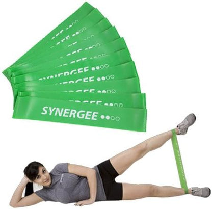 Synergee Exercise Fitness Resistance Band Mini Loop Bands that Perform Better When Working Out at Home or The Gym