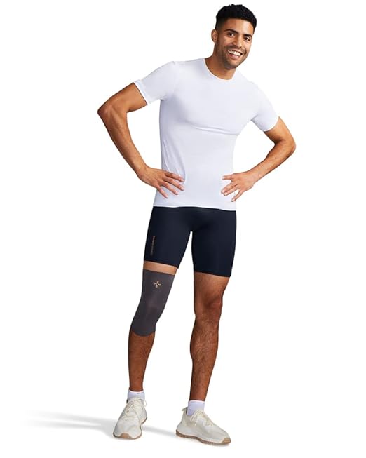 Tommie Copper Unisex Core Compression Knee Sleeve, Slate Grey, X-Large