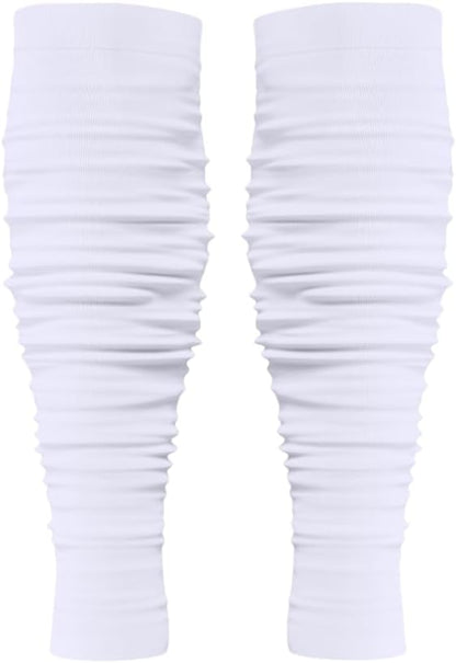 KUTFTBL Pre-Scrunched Football Leg Sleeves with Built-In Hidden Elastic Bands Performance Fabric Above or Below the Knee