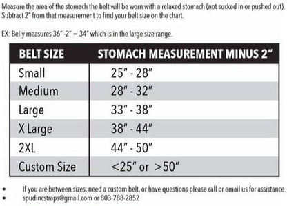 Spud Strongman Pro Series Belt - 5 Inches Wide