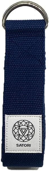 Yoga Strap for Stretching, Exercise, Flexibility Training, Durable Cotton with Double D-Ring, Improves Flexibility for Yoga, Workout, Pilates.