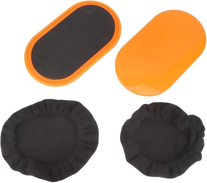 HERCHR 2Pcs Core Sliders for Working Out, Floor Sliders for Exercise, Abdominal Exercise Gliding Discs, Sliding Discs for Exercise on Hardwood Floors
