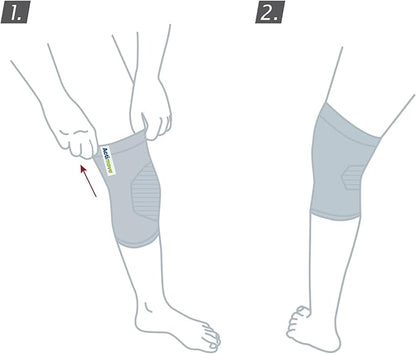 Actimove Everyday Supports Mild Knee Support - Mild Support, Lightweight, Easy to Apply for Slightly Swollen and Aching Knees – White, X-Large