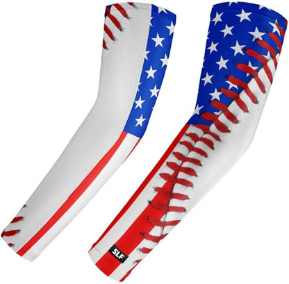 SLEEFS Arm Sleeves for Kids - Athletic Sports Sleeve for Youth Boys and Girls - UV Protection - Football Baseball Basketball