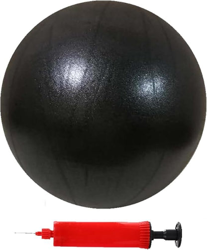 Mini Pilates Exercise Yoga Ball, 6 Inch Small Inflatable Exercise Yoga Ball,Core Training and Physical Therapy Equipment, with Pump