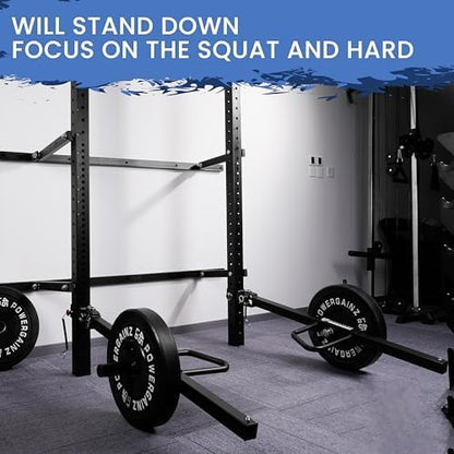Fitvids Upgraded Adjustable Jammer Arms, Lever Arms, Monolift Attachments Rated 600 LB Per Arm, Fits Racks at All Post Sizes and Hole Sizes, Pair