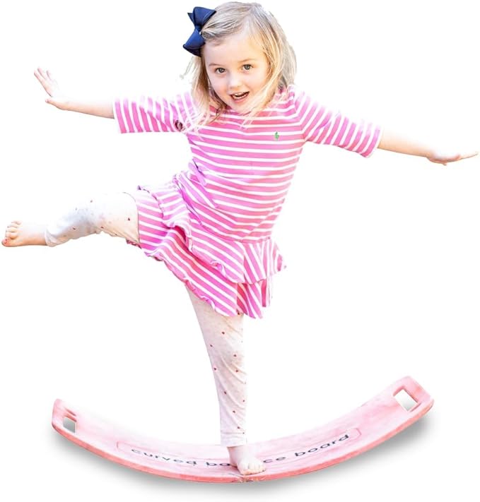 Platports Sensory Balance Board for Kids – ADHD Focus, Calm & Motor Skill Development | Indoor Montessori Play | Durable Non-Wood Wobble Board
