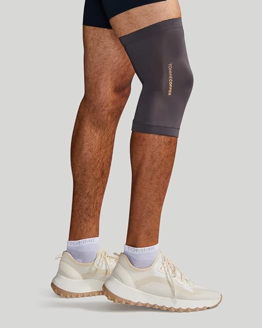 Tommie Copper Unisex Core Compression Knee Sleeve, Slate Grey, XXX-Large
