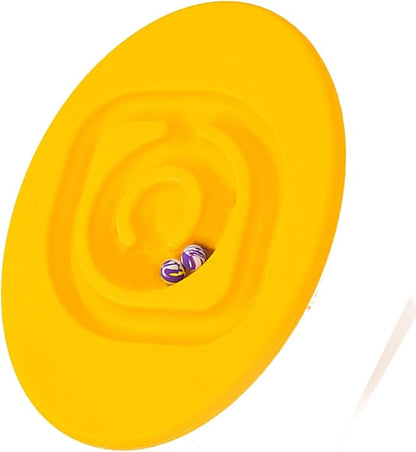 shenruifa Maze Balance Board, Conduct Perception Training Snail Balance Board Enhance Coordination Abilities Balancing Games for Indoor Play (Yellow)