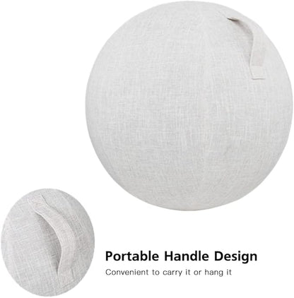 Karlak 55cm/65cm/75cm Cotton+Linen ive Yoga Ball Cover Exise Ball ion Skin Wrap Accessory