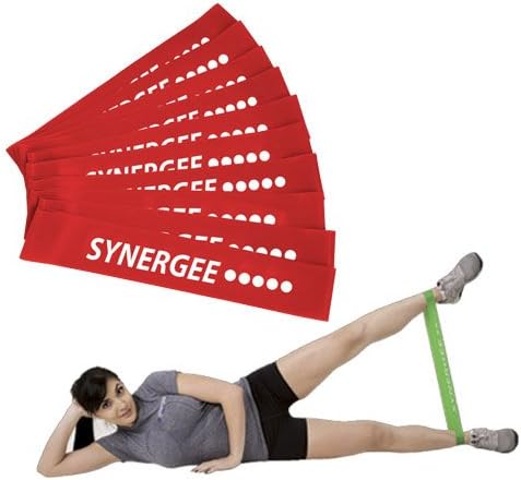 Synergee Exercise Fitness Resistance Band Mini Loop Bands that Perform Better When Working Out at Home or The Gym