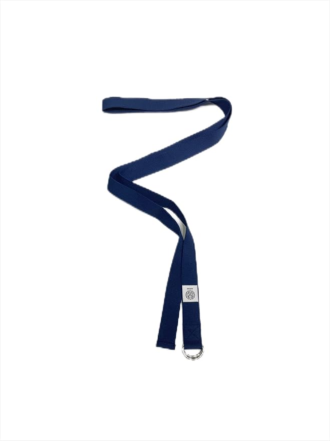 Yoga Strap for Stretching, Exercise, Flexibility Training, Durable Cotton with Double D-Ring, Improves Flexibility for Yoga, Workout, Pilates.
