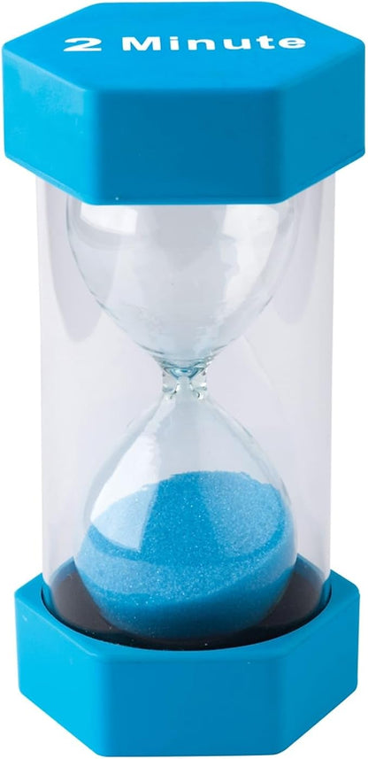 Teacher Created Resources 2 Minute Sand Timer - Large (20658), Multi, Blue