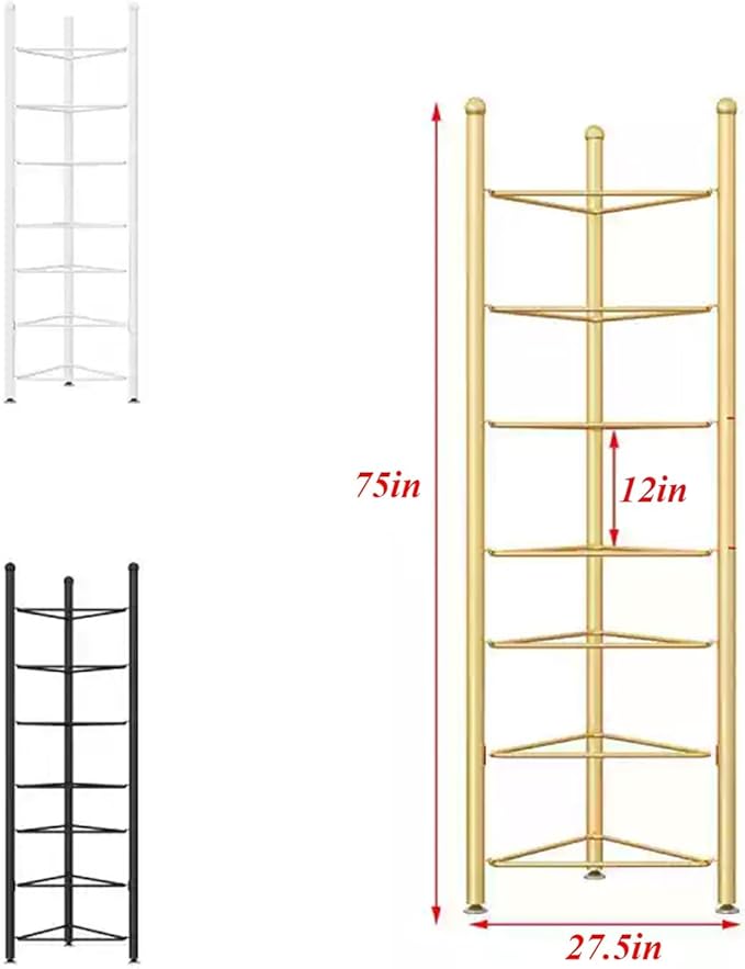 Floor Stand Storage Organizer for Balance Balls - 3/5/6/7 Tier Rack for Home Gym - Ideal for Bosu, Slam Balls, and Medicine Balls