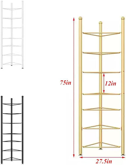 Floor Stand Storage Organizer for Balance Balls - 3/5/6/7 Tier Rack for Home Gym - Ideal for Bosu, Slam Balls, and Medicine Balls