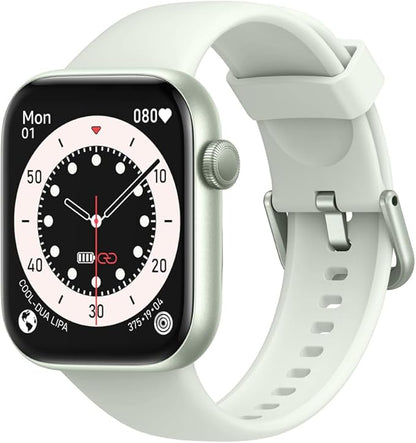 Smart Watch for Men Women Answer/Make Call, 1.85" Smartwatch, Fitness Watch with Heart Rate Blood Pressure Sleep Monitor, 140+Sports, IP68Waterproof Step Counter Compatible with Android IOSGreen
