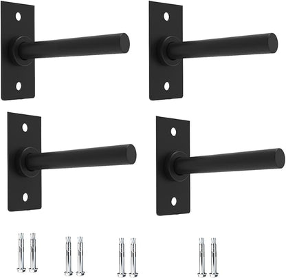 Wall Mounted Weight Plate Holder, Bumper Plate Rack for Home Gym Wall Organized, All Kinds Sizes