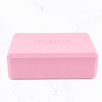 MYGA Yoga Block,Lightweight EVA Foam Yoga Brick,High Density Non-Slip Block for Yoga Poses, Pilates, Balance and Flexibility