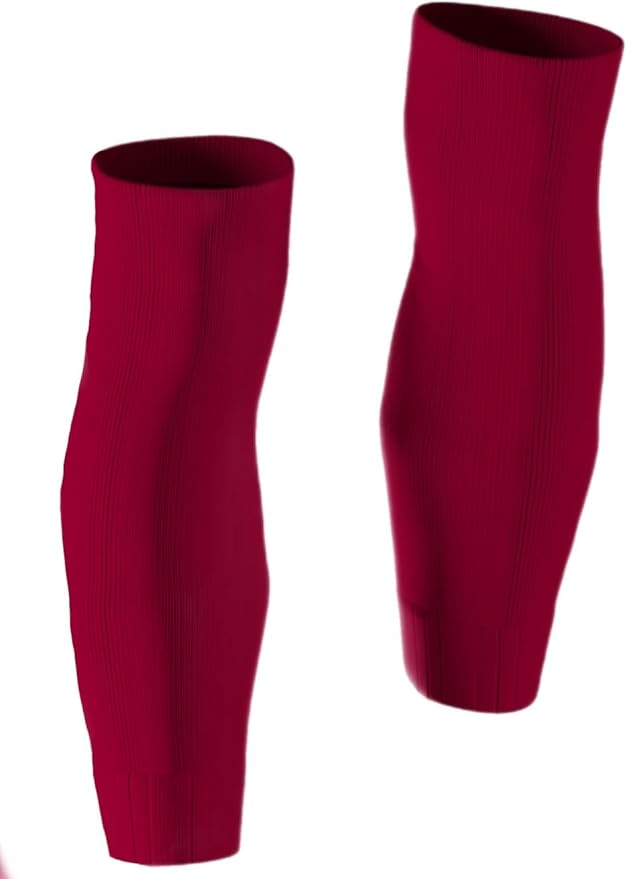 Tekkerz leg sleeve over 20 color variations compatible with grip socks for soccer, football, hockey, rugby athletic socks