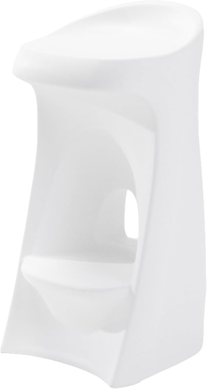 Step2 in-Pool Stool, Outdoor/Indoor Waterproof Patio Furniture, Bar Stool, Pool Lounge Chair, Made of Durable Resin, Weighted, White