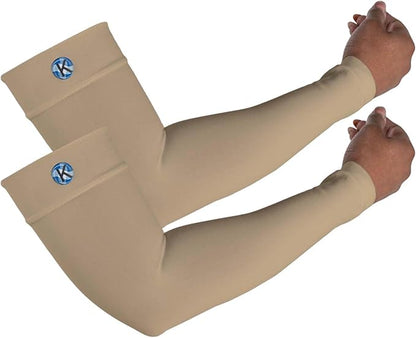Arm Compression Sleeves for Men and Women, Athletic, Sports, Muscle, Joint, Elbow Support