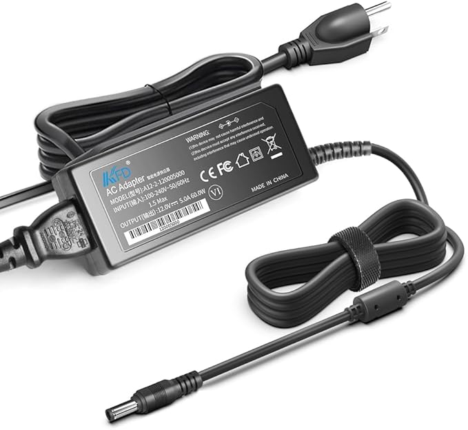 KFD 12V AC DC Adapter Compatible with Wahoo WF123 WFBKTR4 Fitness KICKR Core Smart Trainer Bike Cycling Indoor Ride Training KickrCore SUN-1200500 Power Supply Cord Battery Charger Wahoo Power Cord