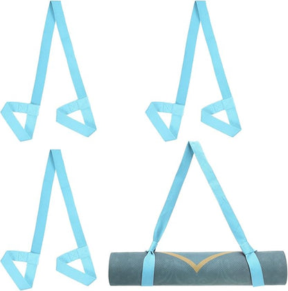 PATIKIL Yoga Mat Strap, Adjustable Yoga Mat Carrier Straps Sling Cotton Anti Slip Mat Holder Stretching Band