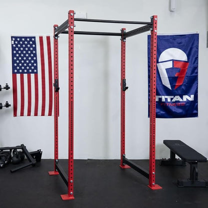 Titan Fitness T-3 Series Power Rack, 1,100 LB Capacity Cage for Weightlifting and Strength Training