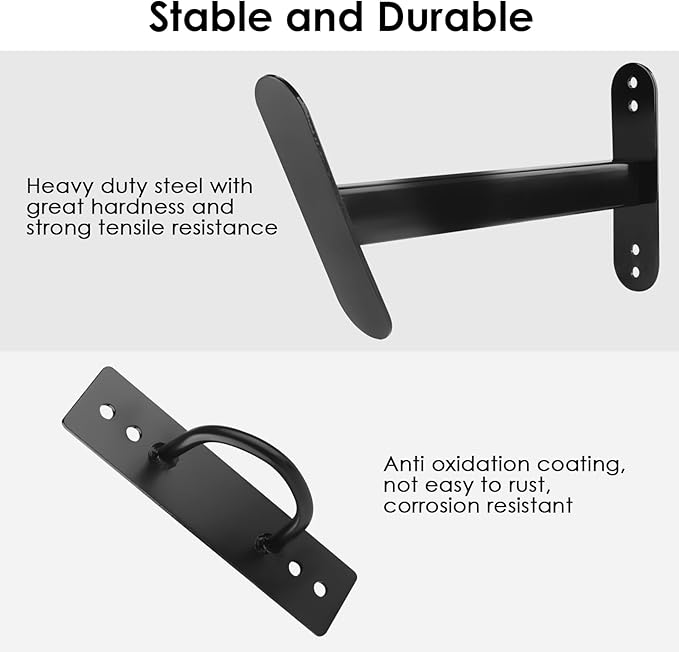Battle Rope Hanger Anchor Strap Kit Battle Rope Storage Rack Battle Rope Fastening Hook Wall Mount Exercise Rope Organiser Home Gym or Commercial Gym