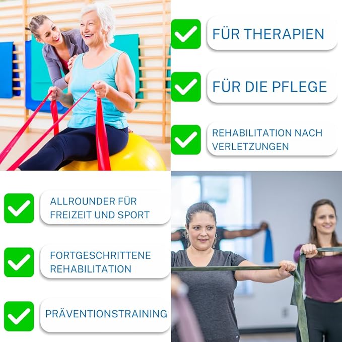 Theraband Original Fitness Band Latex Resistance Bands - Storage Roll 5.5 Metres, 100% Natural Latex, Ideal for Rehabilitation, Muscle Conditioning, Full Body Workout, 8 Resistance Strengths