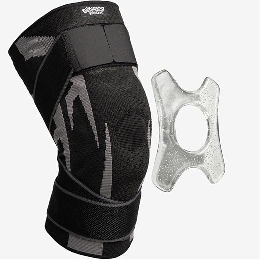 Anaconda Fightwear Stabilizer Knee Brace (Small) - Compression Support Sleeve with Spring Stabilizers for Shock Absorption & Joint Health - Fits Left or Right Leg - Ideal for Athletes - 2 Pack