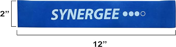 Synergee Exercise Fitness Resistance Band Mini Loop Bands that Perform Better When Working Out at Home or The Gym