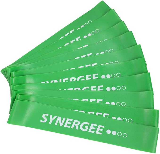 Synergee Exercise Fitness Resistance Band Mini Loop Bands that Perform Better When Working Out at Home or The Gym