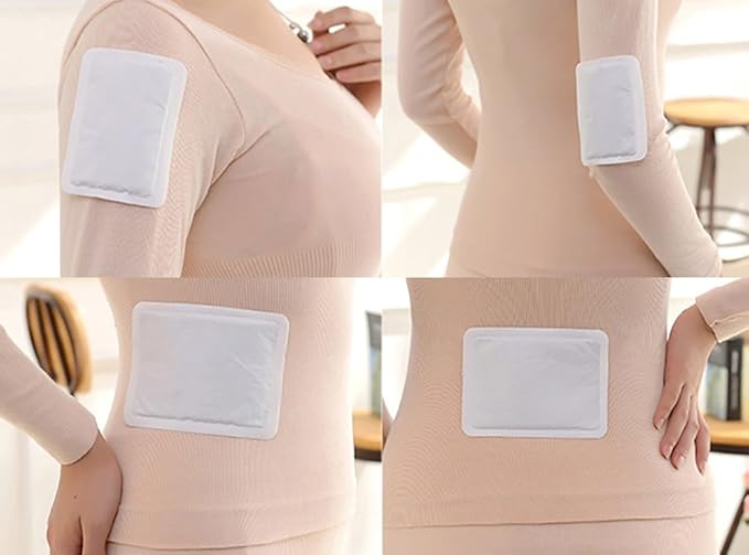 WORLD-BIO Body Warmers for Cold Weather, Heat Warmer Patch Disposable with Adhesive Backing Gives Hours Warm - 12/20/32/40 Packs, Hand Warmers Long Lasting Safe Natural Odorless