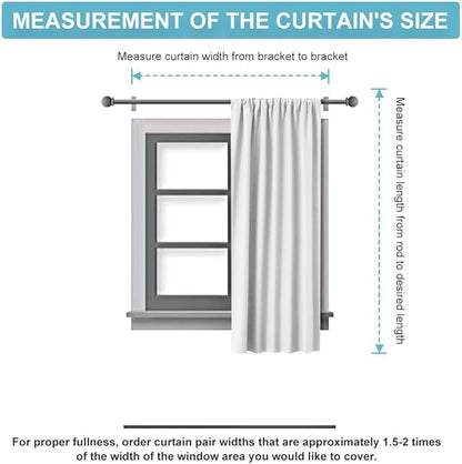RYB HOME 54 inch Blackout Curtains for Living Room, Rod Pocket Thermal Insulated Small Window Drapes Room Darkening Shades for Bedroom Studio Dorm, W 42 x L 54 inch, Set of 2 Panels, Mocha