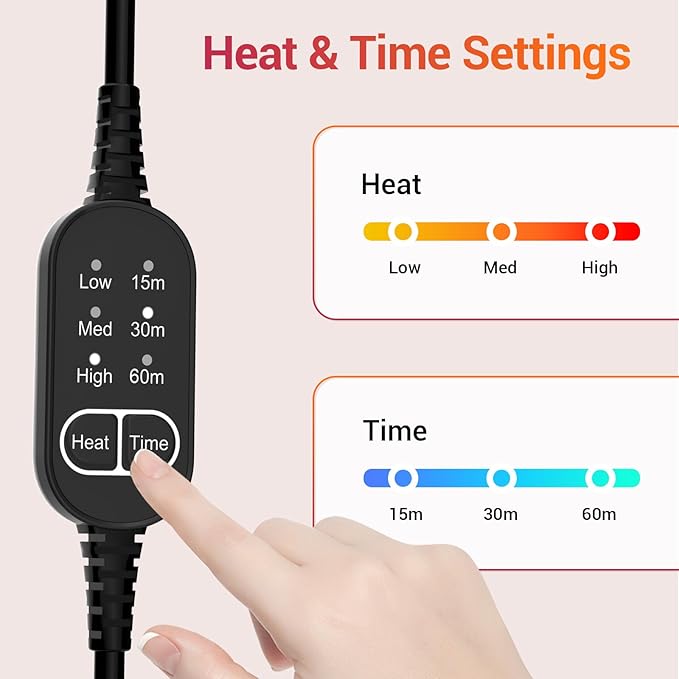 Comfytemp Hand Heating Pad for Carpal Tunnel Relief, Wrist Heating Pad for Achilles Tendonitis Relief USB Wearable for Wrist Pain, Birthday Gifts for Mom