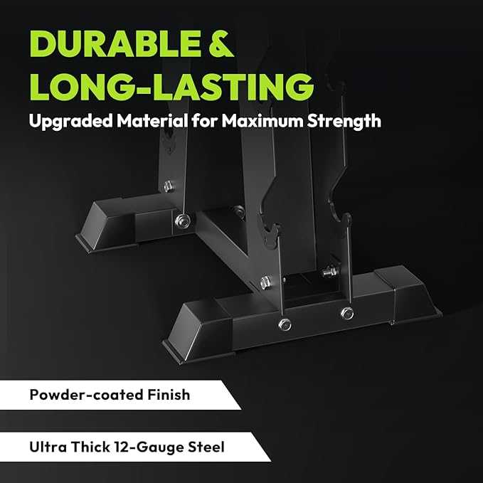 HANDBODE Dumbbell Rack A Frame Weight Rack Stand Dumbbell Weight Storage for Home Gym, Space-Saving Weight Stand for Home Gym