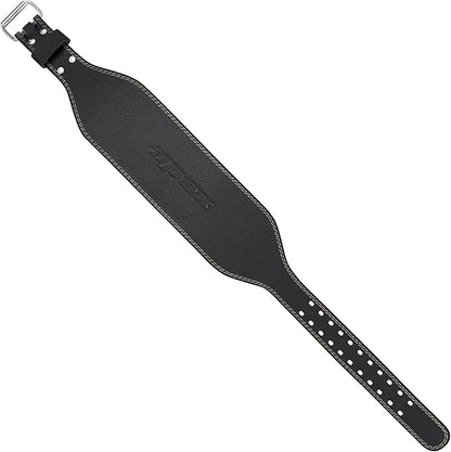Apex by Marcy 6-Inch Wide Genuine Leather Weightlifting Belt for Men and Women