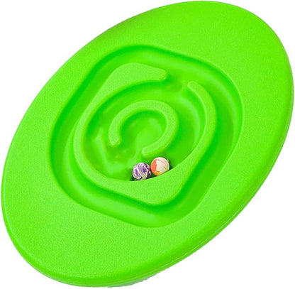 shenruifa Maze Balance Board, Conduct Perception Training Snail Balance Board Enhance Coordination Abilities Balancing Games for Indoor Play (Fruit Green)