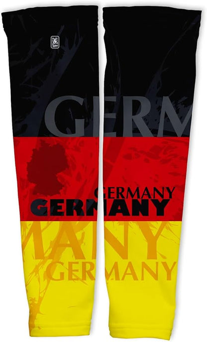 ScudoPro Germany Compression Arm Sleeves UV Protection Unisex - Walking - Cycling - Running - Golf - Baseball - Basketball